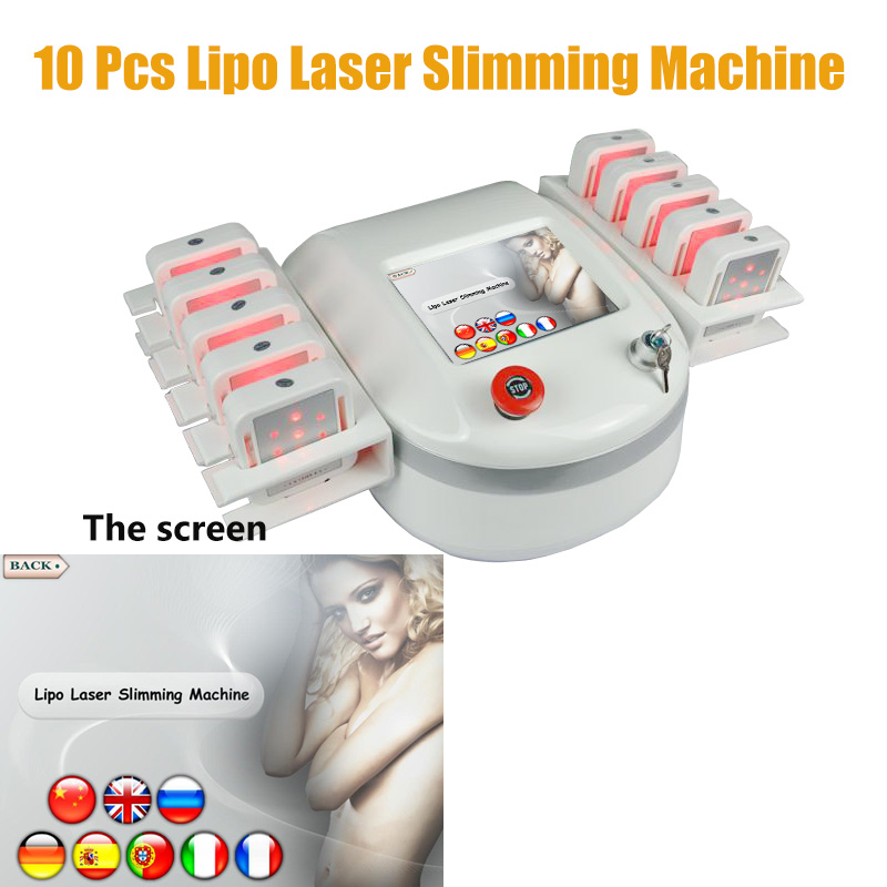 Lipo Laser Slimming Liposuction Lipolaser Machine 10 Pad Lipo Lasers LLLT Diode Cellulite Removal Beauty Machines For Salon Use
Lipo Laser Slimming Liposuction Lipolaser Machine 10 Pad Lipo Lasers LLLT Diode Cellulite Removal Beauty Machines For Salon Use