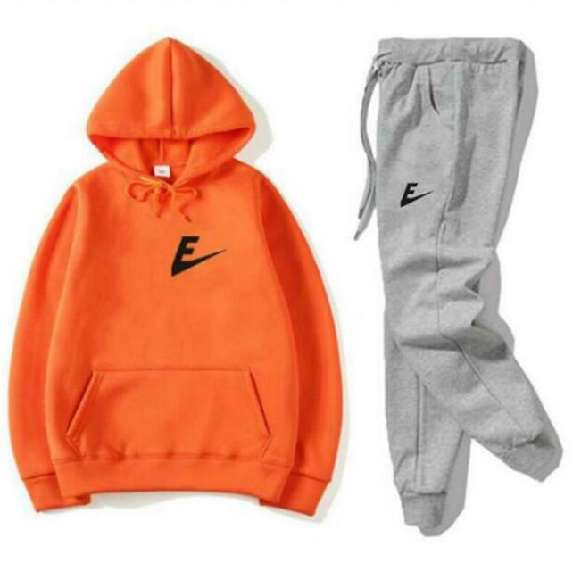 Women's set sweatsuit 2 Pieces Tracksuits Women Men hoodies + pants Mens Clothing Sweatshirt Pullover Casual Tennis Sport Tracksuit Sweat Suits, Colour 18
