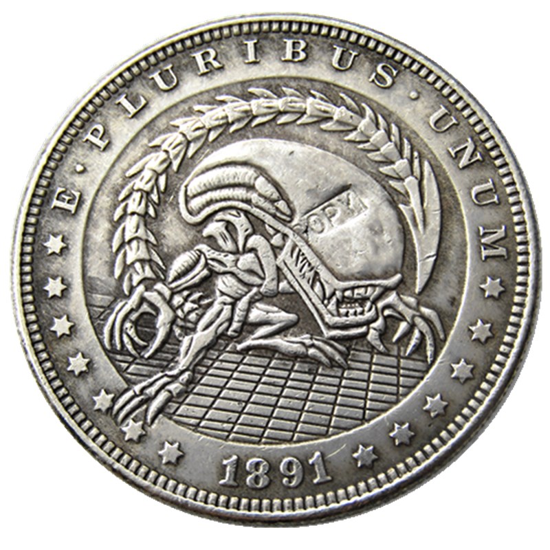 HB88 Hobo Morgan Dollar skull zombie skeleton Copy Coins Brass Craft Ornaments home decoration accssories
HB88 Hobo Morgan Dollar skull zombie skeleton Copy Coins Brass Craft Ornaments home decoration accssories
