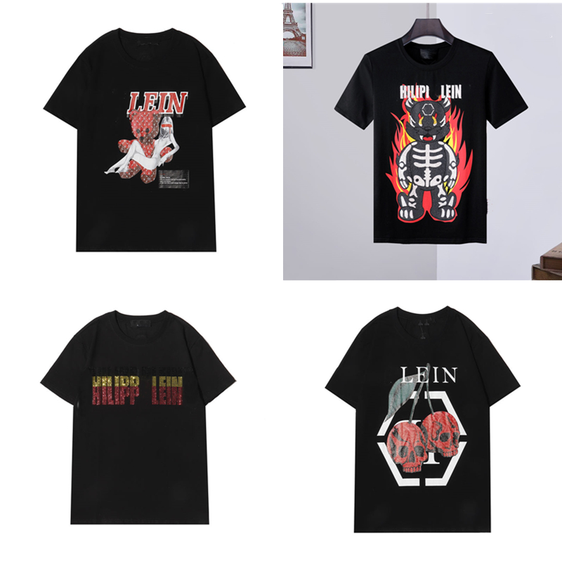 Men's T-shirts Summer Round Neck Domineering Personality Bear Hot Rhinestone Print Fashion Casual High Quality Male and Female Couple Short Sleeve 08100401, 1 pcs buttons
Men's T-shirts Summer Round Neck Domineering Personality Bear Hot Rhinestone Print Fashion Casual High Quality Male and Female Couple Short Sleeve 08100401, 1 pcs buttons