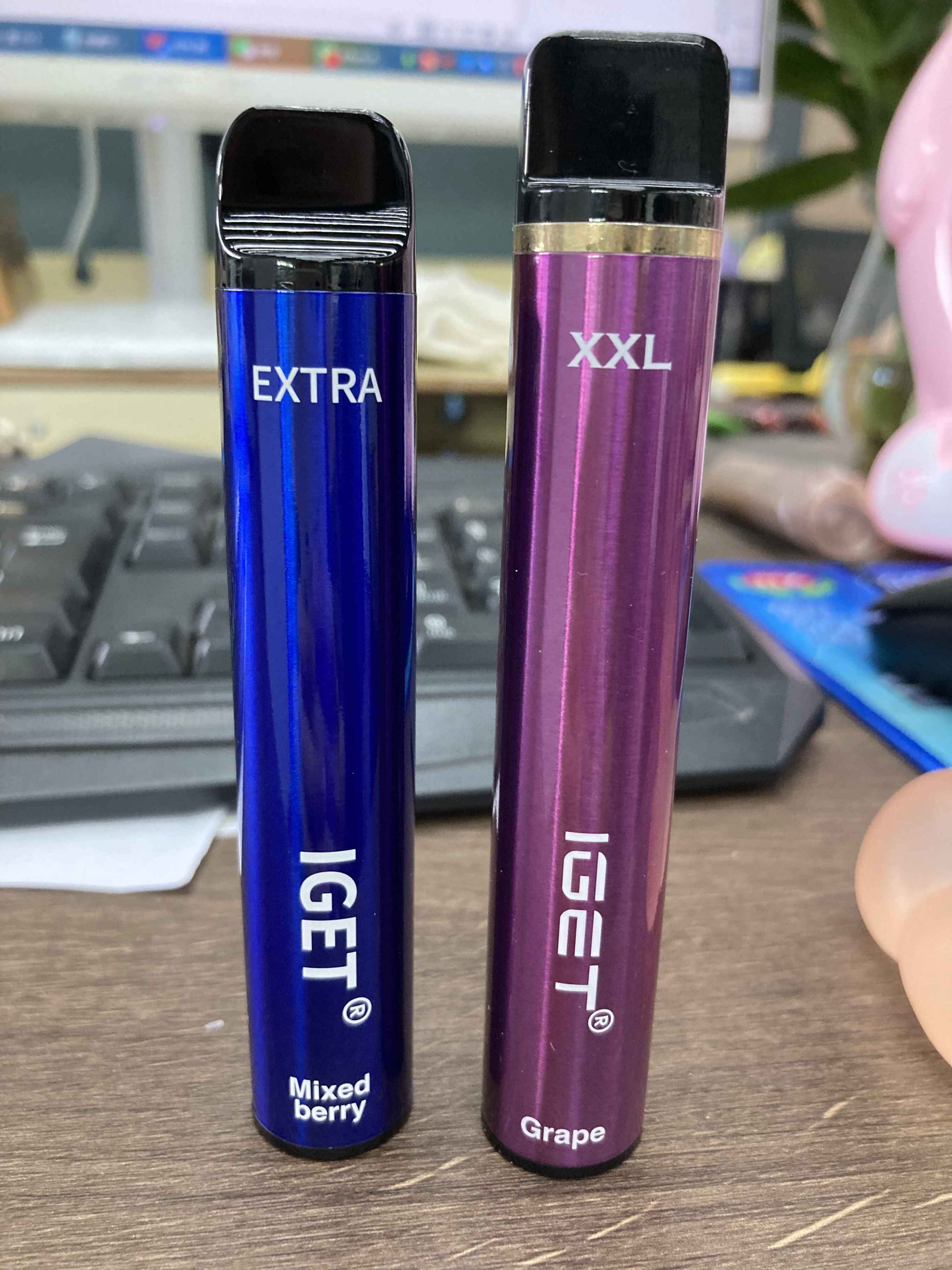 Genuine IGET EXTRA DISPOSABLE PODs DEVICE 2000 PUFFS Electronic CIGARETTES Limited to 10000
Genuine IGET EXTRA DISPOSABLE PODs DEVICE 2000 PUFFS Electronic CIGARETTES Limited to 10000