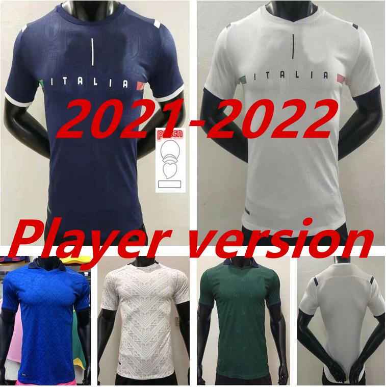 Italy Player version INSIGNE BARELLA Soccer Jersey 21/22 home SENSI totti Away White Third CHIELLINI BELOTTI maillot de futol FOOTBALL SHIRTS, Black;yellow
Italy Player version INSIGNE BARELLA Soccer Jersey 21/22 home SENSI totti Away White Third CHIELLINI BELOTTI maillot de futol FOOTBALL SHIRTS, Black;yellow