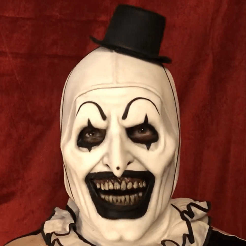 Joker Latex Mask Terrifier Art The Clown Cosplay Masks Horror Full Face Helmet Halloween Costumes Accessory Carnival Party Props H0910
Joker Latex Mask Terrifier Art The Clown Cosplay Masks Horror Full Face Helmet Halloween Costumes Accessory Carnival Party Props H0910