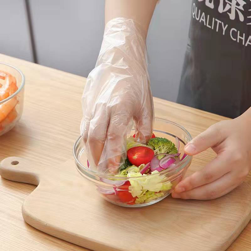 Disposable Gloves 100 pieces/bag Restaurant kitchen barbecue fruit and vegetables environment-friendly transparent gloves
Disposable Gloves 100 pieces/bag Restaurant kitchen barbecue fruit and vegetables environment-friendly transparent gloves