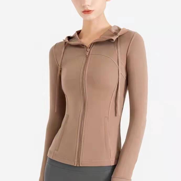 Women Hooded Sportswear Zipper Quick Dry Sport Jacket Outwear Yoga Gym Professional polyester Slim running clothing WT17 Size S-XL, Black;brown
Women Hooded Sportswear Zipper Quick Dry Sport Jacket Outwear Yoga Gym Professional polyester Slim running clothing WT17 Size S-XL, Black;brown
