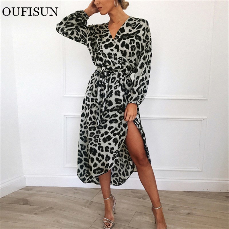 Leopard Dress Women Vintage Long Beach Loose Sleeve Deep V-neck A-line Sexy Party Vestidos de fiesta 210517, Gary
Leopard Dress Women Vintage Long Beach Loose Sleeve Deep V-neck A-line Sexy Party Vestidos de fiesta 210517, Gary