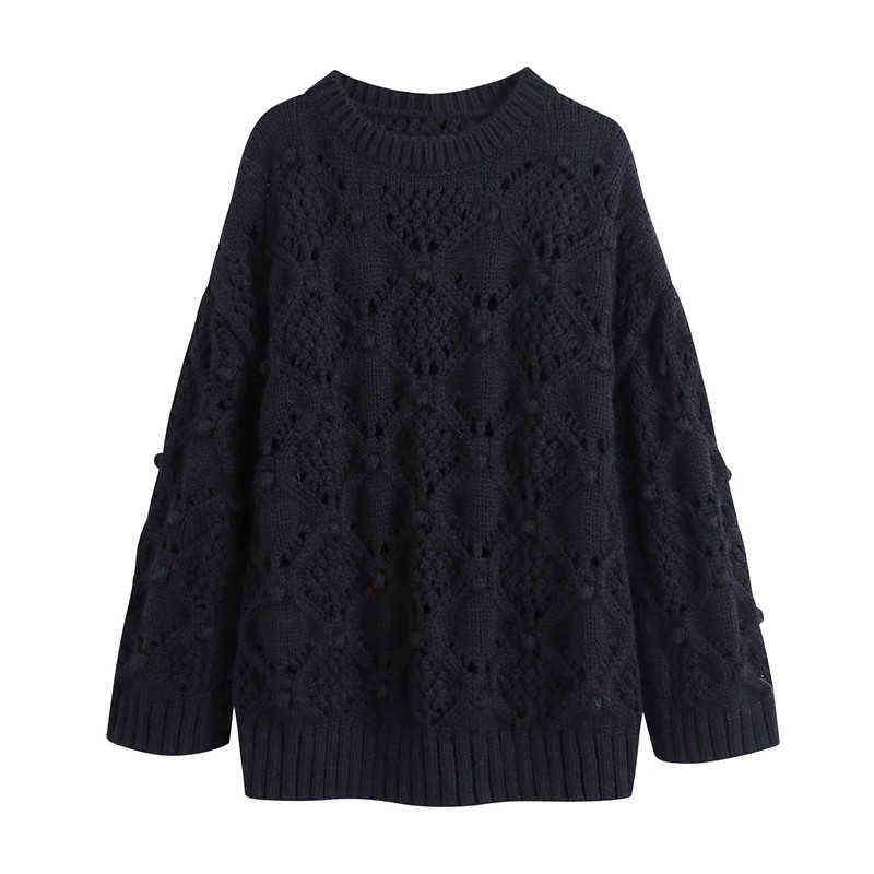 Evfer Womens Spring 2021 Za Fashion Ball Weave Long Sweaters Chic Lady O-Neck Casual Knitted Pullove Girls Autumn Thick Knitwear Y1110, Black
Evfer Womens Spring 2021 Za Fashion Ball Weave Long Sweaters Chic Lady O-Neck Casual Knitted Pullove Girls Autumn Thick Knitwear Y1110, Black