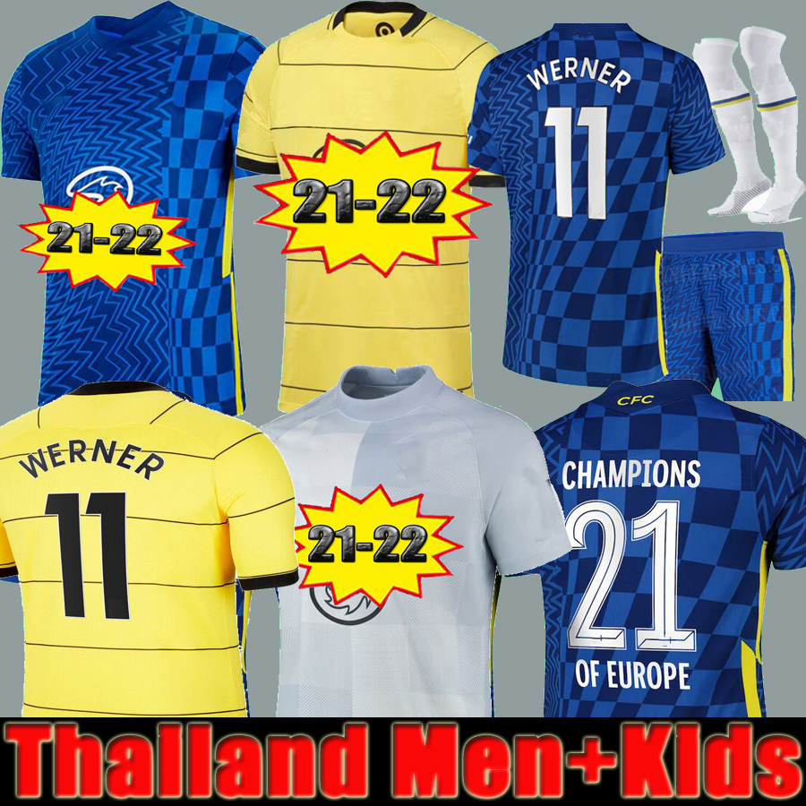 Thailand 21 22 WERNER HAVERTZ CHILWELL ZIYECH cHELsea Soccer Jerseys 2021 2022 PULISIC home blue away yellow Football Shirt KANTE MOUNT Men Kids set Kits goalkeeper, Kids home set
Thailand 21 22 WERNER HAVERTZ CHILWELL ZIYECH cHELsea Soccer Jerseys 2021 2022 PULISIC home blue away yellow Football Shirt KANTE MOUNT Men Kids set Kits goalkeeper, Kids home set