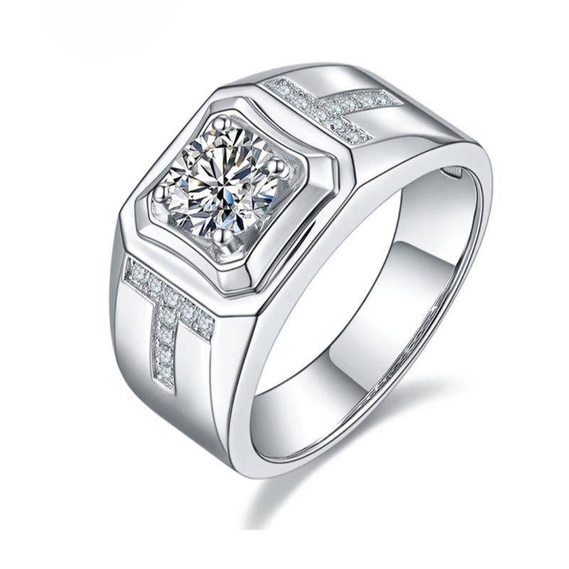 Luxury 100% 925 Sterling Silver Square Real 1 D Color Moissanite Wedding Rings For Men Sparkling Party Fine Jewelry Gift Cluster
Luxury 100% 925 Sterling Silver Square Real 1 D Color Moissanite Wedding Rings For Men Sparkling Party Fine Jewelry Gift Cluster