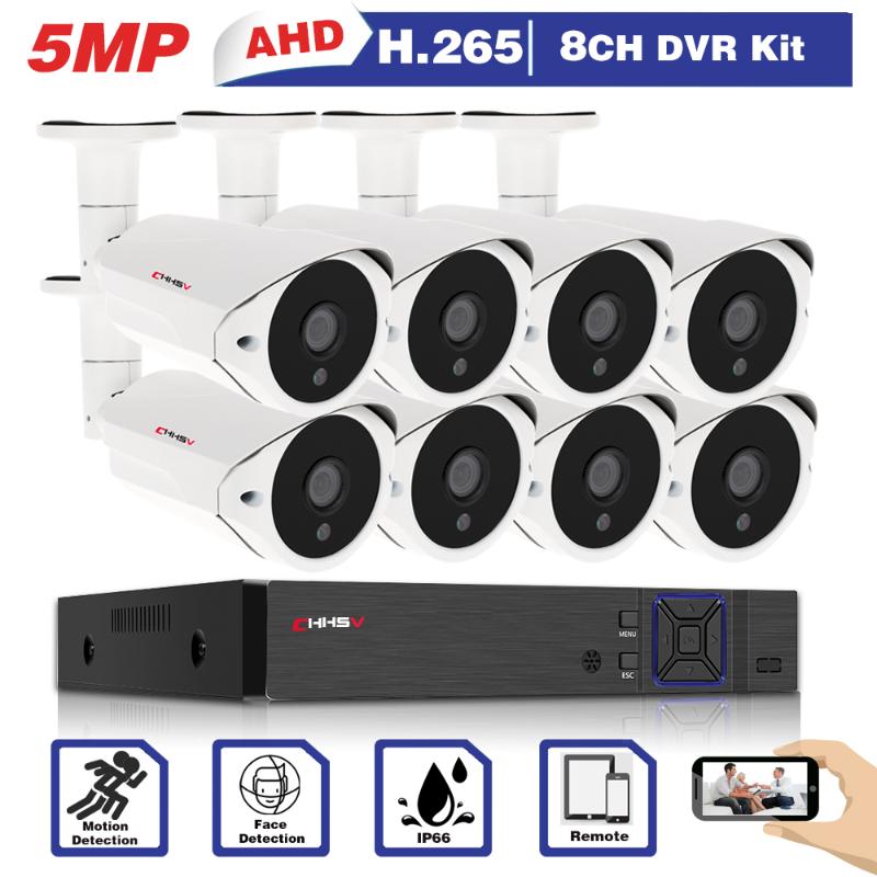 Wireless Camera Kits H.265 5MP Security System 8CH AHD DVR Kit 4/8PCS 5.0MP HD Indoor Outdoor CCTV P2P Video Surveillance Set
Wireless Camera Kits H.265 5MP Security System 8CH AHD DVR Kit 4/8PCS 5.0MP HD Indoor Outdoor CCTV P2P Video Surveillance Set