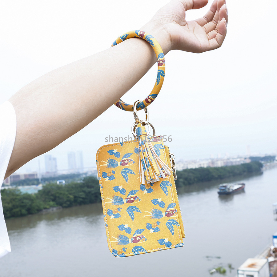 Leopard Leaf Wallet Bracelet Key Ring Coin Purse Bag Hang Keychain Wristband Cuff for Women Fashion Jewelry Will and Sandy
Leopard Leaf Wallet Bracelet Key Ring Coin Purse Bag Hang Keychain Wristband Cuff for Women Fashion Jewelry Will and Sandy