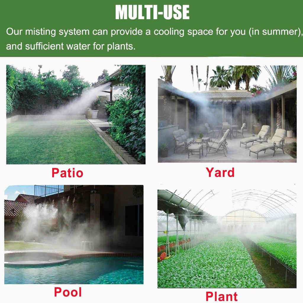 6/15 meters per trampoline spray tube assembly Cooling spray sprinkler garden grass for summer garden, trampoline, irrigation
