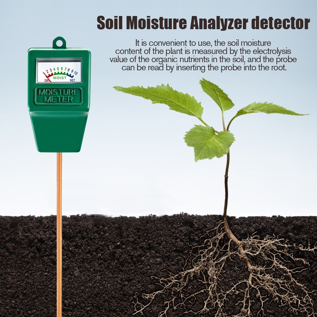 Garden Plant Soil Moisture Hydrometer Probe Watering Test For Experiment Indoor Outdoor Soil Moisture Analyzer Detector