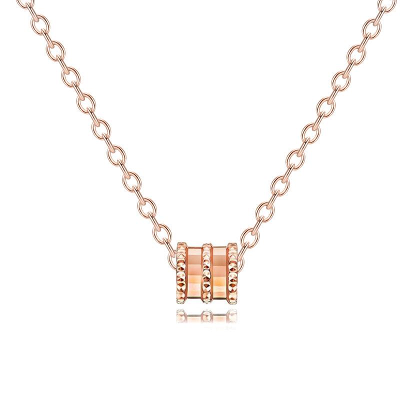 Exquisite size cylindrical necklace fashion titanium steel small waist waist clavicle chain for women jewelry gift wholesale
Exquisite size cylindrical necklace fashion titanium steel small waist waist clavicle chain for women jewelry gift wholesale