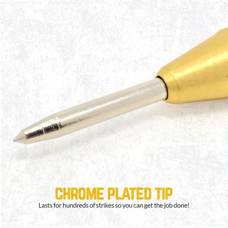 Steel Automatic Center Punch for Stable Gate Boor Intervention. With adjustable voltage, Push Te Strike function