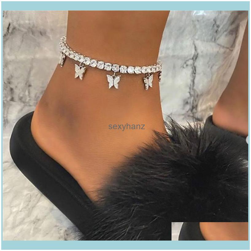 Anklets Iced Out Tennis Anklet For Women Rhinestone Crystal Butterfly Beach Sandals Foot Chain Bracelet Jewelry Drop Delivery 2021 8Ikm3
Anklets Iced Out Tennis Anklet For Women Rhinestone Crystal Butterfly Beach Sandals Foot Chain Bracelet Jewelry Drop Delivery 2021 8Ikm3