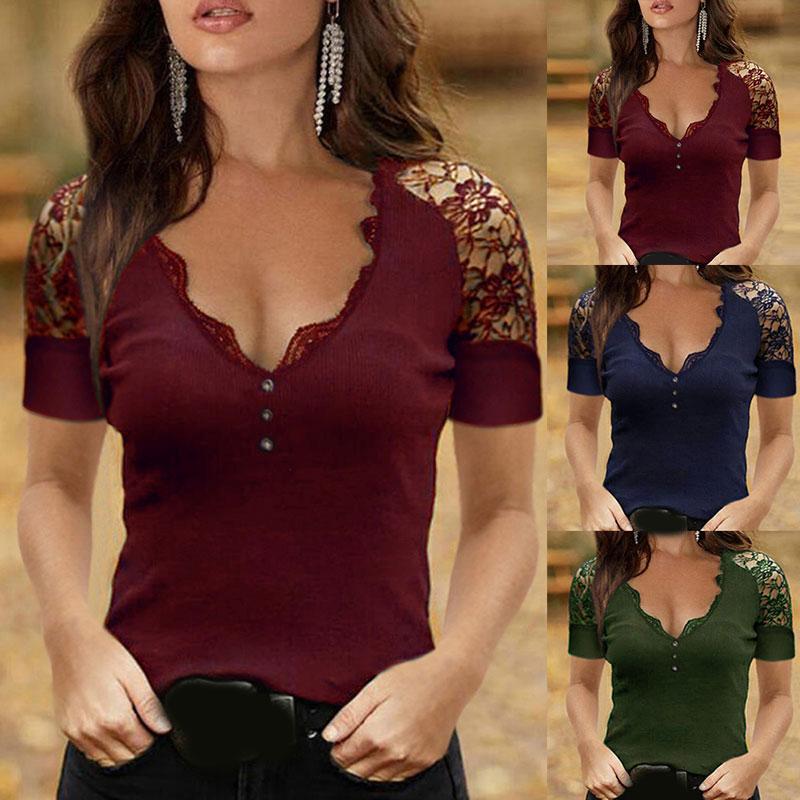 Women' T-Shirt Wrap Shirt Open Chest Top Lace Mesh Embroidery Short Sleeve Deep V Neck T Plunge Harajuku Punk Bodycon Women Solid, Army green
Women' T-Shirt Wrap Shirt Open Chest Top Lace Mesh Embroidery Short Sleeve Deep V Neck T Plunge Harajuku Punk Bodycon Women Solid, Army green