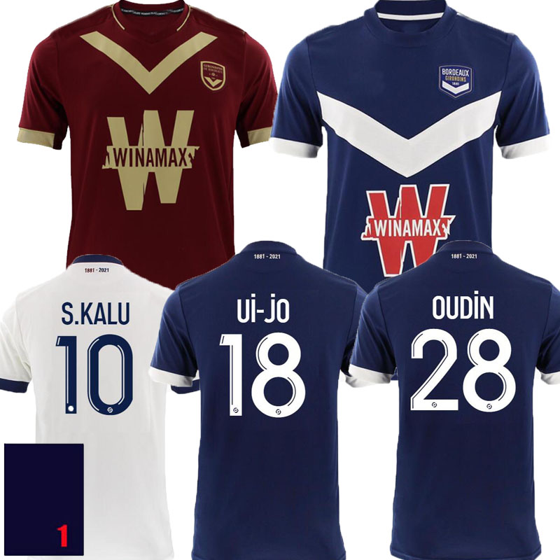 Girondins de Bordeaux 140th anniversary Soccer Jerseys maillot de football Shirt 2021 special jersey ADLI BRIAND OUDIN S.KALU T.BASIC Men Kids Kit uniform shirts
Girondins de Bordeaux 140th anniversary Soccer Jerseys maillot de football Shirt 2021 special jersey ADLI BRIAND OUDIN S.KALU T.BASIC Men Kids Kit uniform shirts