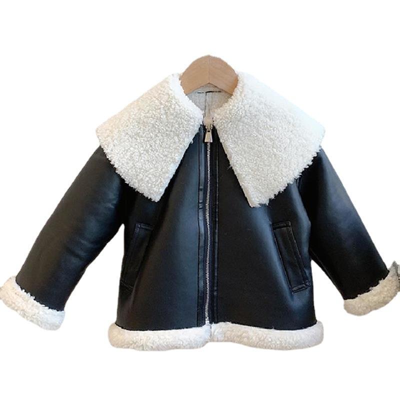 Jackets Artificial Leather Warm Coats Age For 2 - 8 Yrs Baby Girls Back To School Clothes 2022 Winter Little Outerwears, Blue;gray
Jackets Artificial Leather Warm Coats Age For 2 - 8 Yrs Baby Girls Back To School Clothes 2022 Winter Little Outerwears, Blue;gray