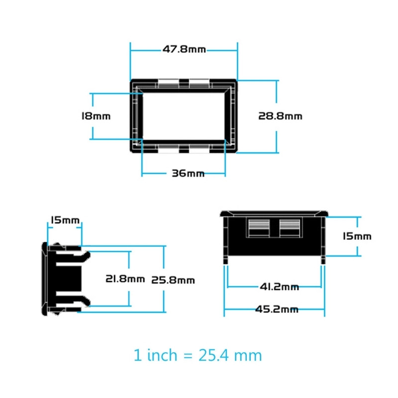 Dc 0-33.000V (0-33V) digital voltmeters 5-digits Bit High Precision Voltage Meter