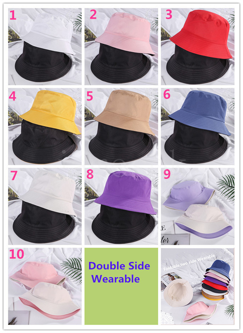 Unisex Double Side Bucket Hat Women Solid Foldable Sunscreen Panama Hip Hop Summer Beach Cap Fish Street Headwear Men db901, Multi
Unisex Double Side Bucket Hat Women Solid Foldable Sunscreen Panama Hip Hop Summer Beach Cap Fish Street Headwear Men db901, Multi