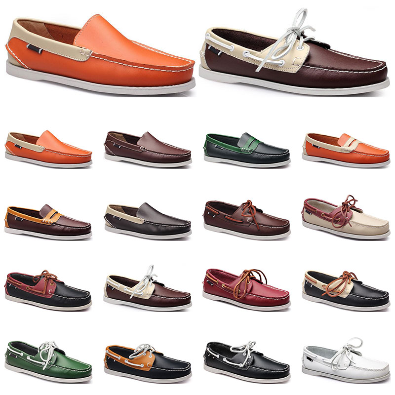 Womens sneakers Sailing shoe mens casual leather shoes black white red green orange brown outdoor trainers size 38-45 ten
Womens sneakers Sailing shoe mens casual leather shoes black white red green orange brown outdoor trainers size 38-45 ten