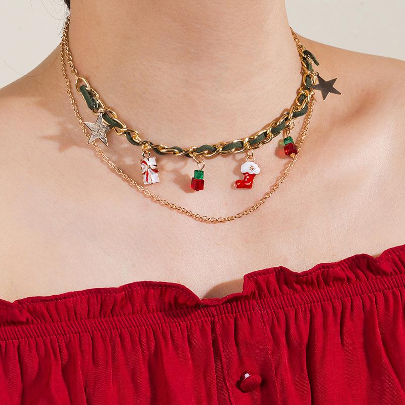 Chains 2021 Simple Christmas Necklace Decoration Ladies Accessories Valentine's Day Present Cadenas Para, Silver
Chains 2021 Simple Christmas Necklace Decoration Ladies Accessories Valentine's Day Present Cadenas Para, Silver