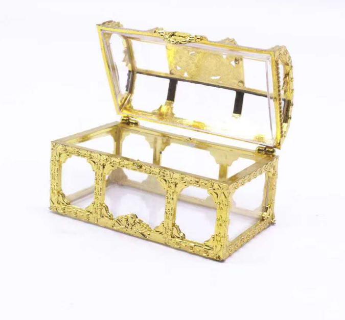 2021 Box Treasure Chest Shaped Wedding Favor Gift Box Hollowed-out Transparent Favor Holders European style Celebration Gorgeous Shining, Silver
2021 Box Treasure Chest Shaped Wedding Favor Gift Box Hollowed-out Transparent Favor Holders European style Celebration Gorgeous Shining, Silver