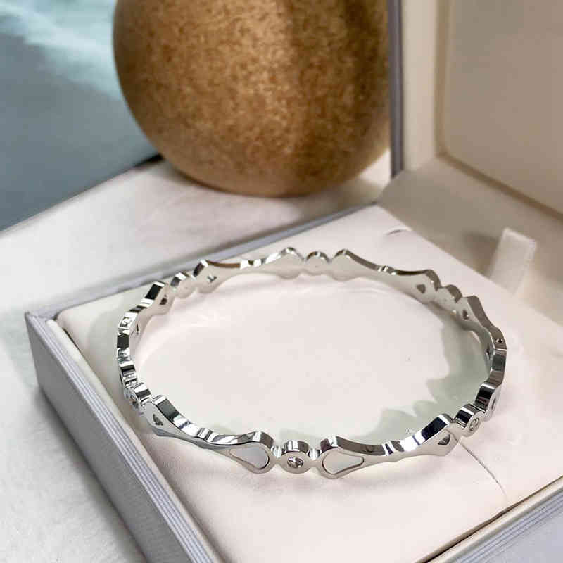 Charm Bracelets 56 Jewelry Independent Design Style with Small Fan-shaped Titanium Steel Shell Bracelet