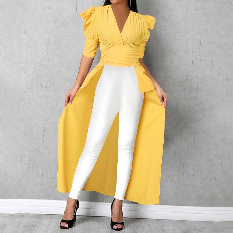 Women's Blouses & Shirts Summer Elegant V Neck Puff Sleeve Blouse ZANZEA Women Asymmetrical Shirt Casual Sexy Solid Long Tops Female Streetw, White
Women's Blouses & Shirts Summer Elegant V Neck Puff Sleeve Blouse ZANZEA Women Asymmetrical Shirt Casual Sexy Solid Long Tops Female Streetw, White