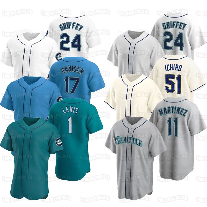 Seattle 24 Ken Griffey Jr. 2020 Mariners Baseball Jersey Mitch Haniger Ichiro Edgar Martinez Mallex Smith Dee Gordon Marco Gonzales, Blue;black
Seattle 24 Ken Griffey Jr. 2020 Mariners Baseball Jersey Mitch Haniger Ichiro Edgar Martinez Mallex Smith Dee Gordon Marco Gonzales, Blue;black