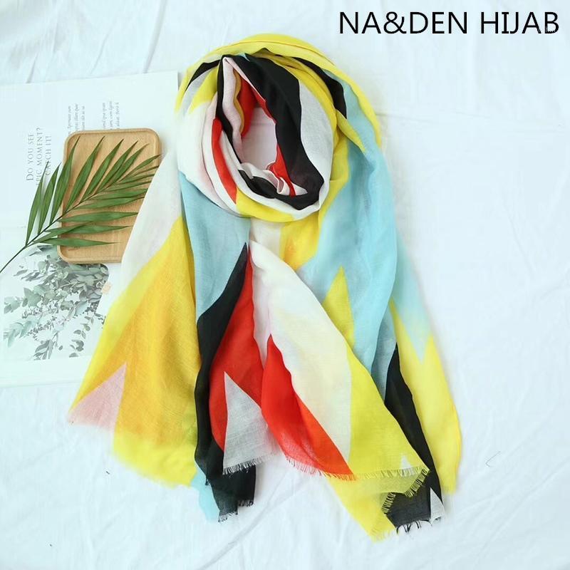 Scarves Women Colorful Geometric Cotton Scarf Muslim Fashion Soft Shawl Islamic Hijab 10pcs/lot Fast, Blue;gray 
Scarves Women Colorful Geometric Cotton Scarf Muslim Fashion Soft Shawl Islamic Hijab 10pcs/lot Fast, Blue;gray