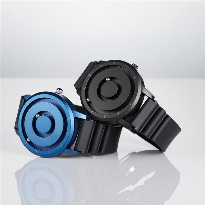 Wristwatches Magnetic Ball Quartz Watches For Men Waterproof Silicone Strap Modern Future Designer Bracelet Reloj Hombre Clocks, Black
Wristwatches Magnetic Ball Quartz Watches For Men Waterproof Silicone Strap Modern Future Designer Bracelet Reloj Hombre Clocks, Black