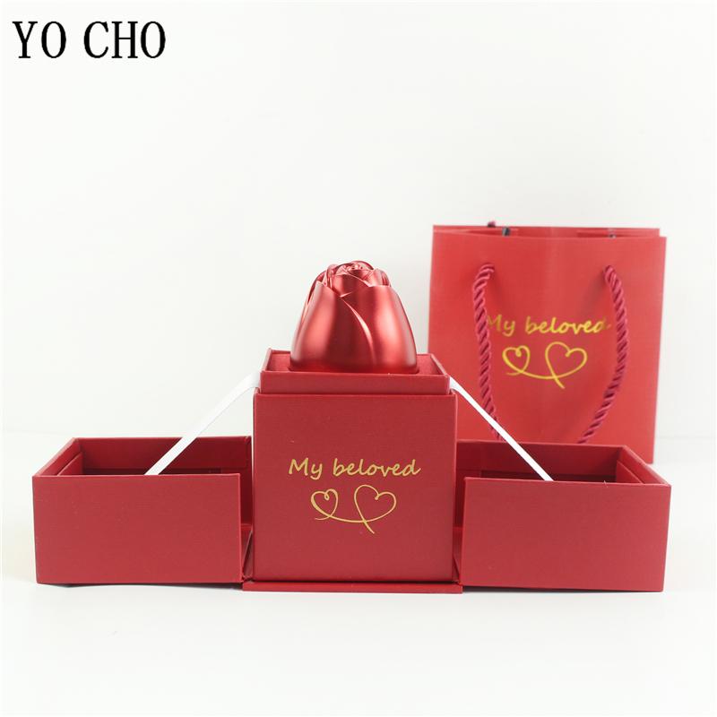 Decorative Flowers & Wreaths Rose Flower Box Metal Jewelry Rings Necklaces Earrings For Girl Lovers Friends Couple Gifts Square Go Up And Do, Red rose box 4
Decorative Flowers & Wreaths Rose Flower Box Metal Jewelry Rings Necklaces Earrings For Girl Lovers Friends Couple Gifts Square Go Up And Do, Red rose box 4