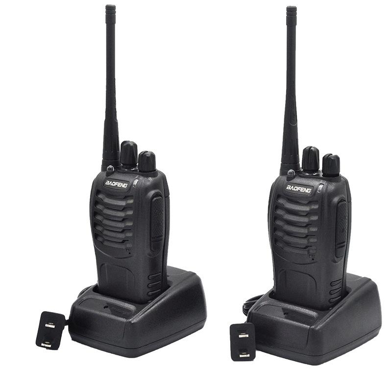 Walkie Talkie 2Sets BF888S Emetteur-récepteur de poche FM UHF Deux voies Radio BF 888S Jambon Communicator HF CB Station Baofeng