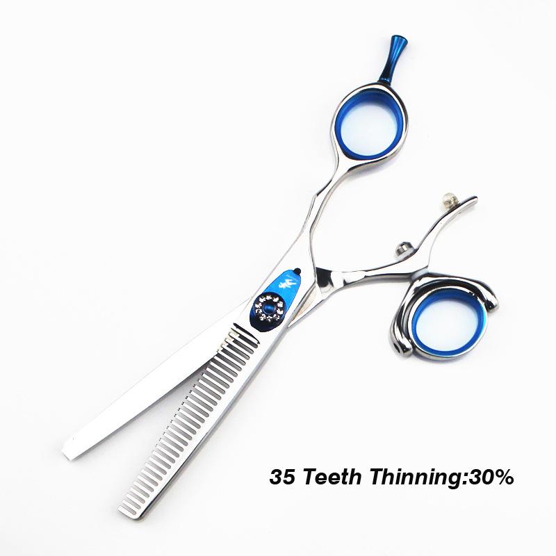 Hair Scissors 5.5 6 Flying Shears 440C Swivel Thumb Rotating Hairdressing free shipping
