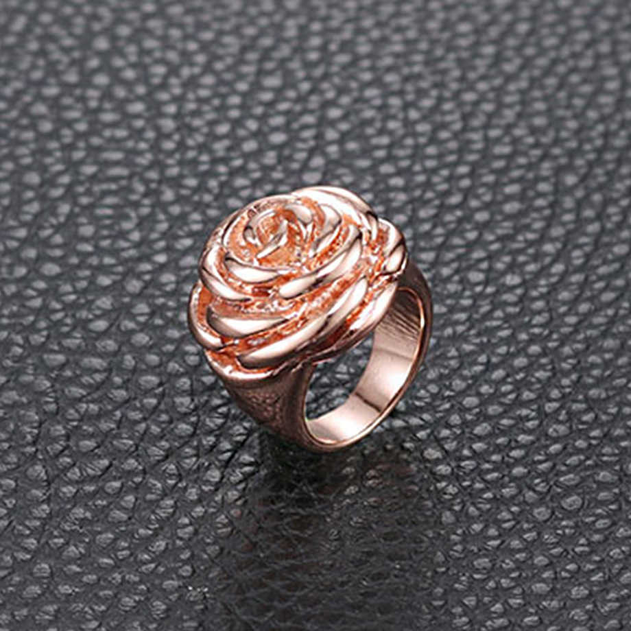 Stainless Steel Rose Gold Color Flower Rings Women Valentine's Day Gift Jewelry 2019 Wedding Ring Drop
Stainless Steel Rose Gold Color Flower Rings Women Valentine's Day Gift Jewelry 2019 Wedding Ring Drop