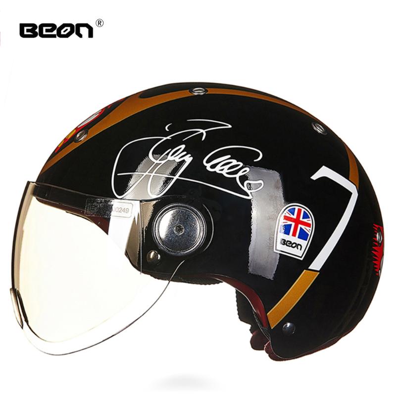 Motorcycle Helmets BEON Motorbike Half Helmet Men Women Breathable Summer Comfortable Motocross Riding Casco Moto, B-103 wh carton
Motorcycle Helmets BEON Motorbike Half Helmet Men Women Breathable Summer Comfortable Motocross Riding Casco Moto, B-103 wh carton