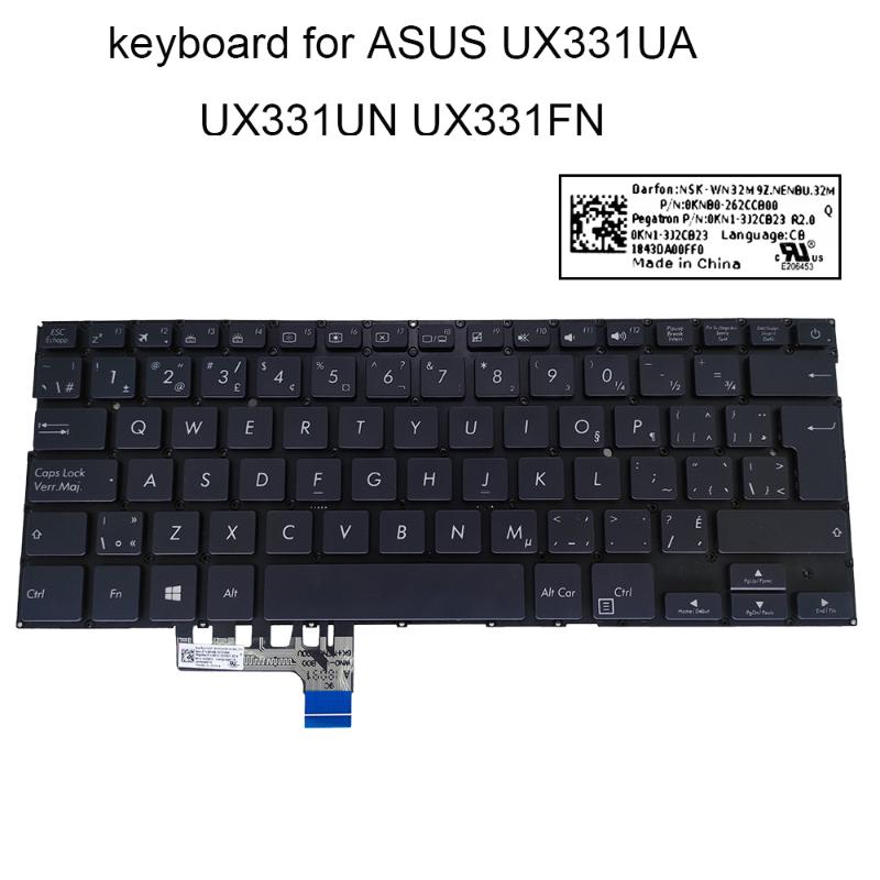 Japanese Canadian French Backlit Keyboard For ASUS UX331 ZenBook 13 UX331UN UX331FA UX331UA Keyboards 0KN1 3J2CB23 3J2JP23 Laptop Replacemen
Japanese Canadian French Backlit Keyboard For ASUS UX331 ZenBook 13 UX331UN UX331FA UX331UA Keyboards 0KN1 3J2CB23 3J2JP23 Laptop Replacemen