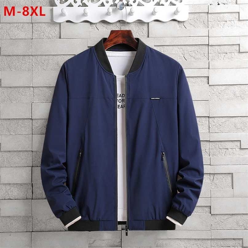 Bomber Jacket Men Plus Size 5XL 6XL 7XL 8XL Windbreaker Jaket Black Male Red Loose Baseball Collar Korean Autumn Clothes Coats 211110, Red color
Bomber Jacket Men Plus Size 5XL 6XL 7XL 8XL Windbreaker Jaket Black Male Red Loose Baseball Collar Korean Autumn Clothes Coats 211110, Red color