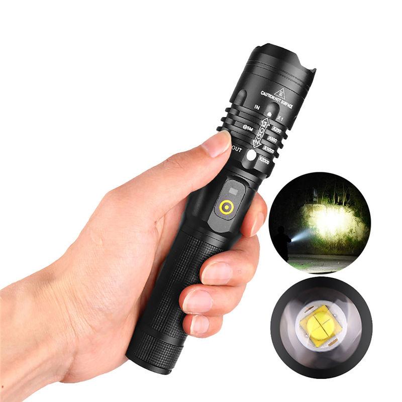 Powerful LED Aluminum Alloy USB Rechargeable Camping Light Low Electricity Reminder Steel Gun #2O05 Flashlights Torches
Powerful LED Aluminum Alloy USB Rechargeable Camping Light Low Electricity Reminder Steel Gun #2O05 Flashlights Torches