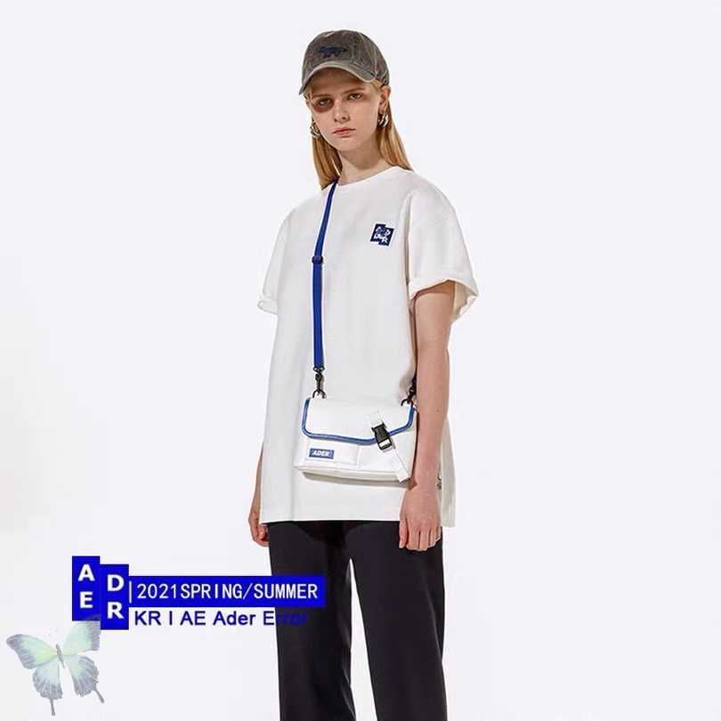 Adererror Embroidery T-shirt Real Picture Men Women Ader Error T Shirts Four Seasons 210629
