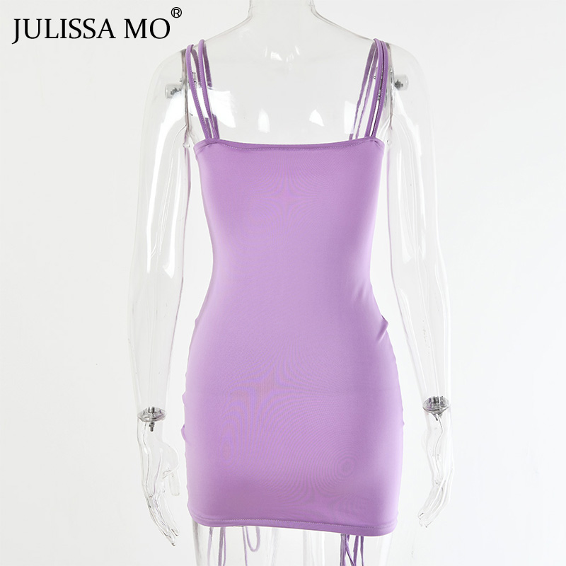2021julissa mo purple summer cami straps dress women dstring bandage bodycon dresses backless club party dress mini vestidos, Black;gray
2021julissa mo purple summer cami straps dress women dstring bandage bodycon dresses backless club party dress mini vestidos, Black;gray