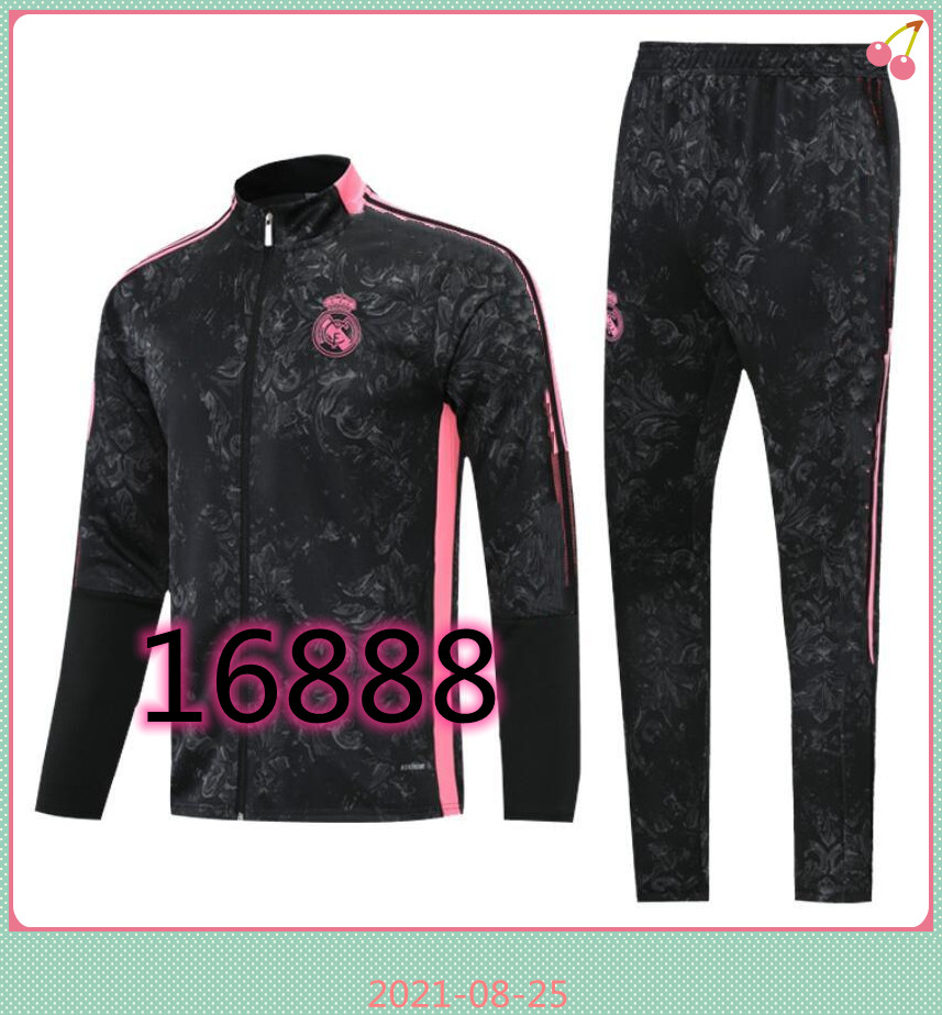 21 22 Real Madrid Chándal de Fútbol Football Tracksuit Jacket Chandal 2021 2022 HAZARD BENZEMA MODRIC Jogging Soccer Training Suit 
21 22 Real Madrid Chándal de Fútbol Football Tracksuit Jacket Chandal 2021 2022 HAZARD BENZEMA MODRIC Jogging Soccer Training Suit