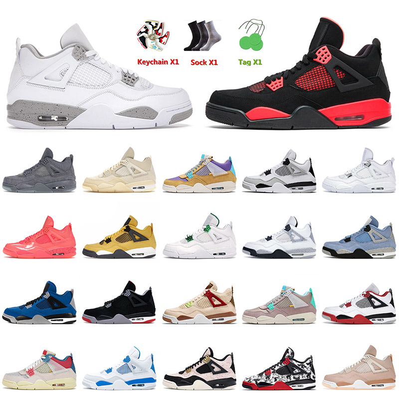 4 4s IV Red Thunder Basketball Shoes White Oreo University Blue Black Cat Neon 95 Pure Money Air Jorden Retro Taupe Haze Sneakers Trainers Size 13, D21 lightning 40-47
4 4s IV Red Thunder Basketball Shoes White Oreo University Blue Black Cat Neon 95 Pure Money Air Jorden Retro Taupe Haze Sneakers Trainers Size 13, D21 lightning 40-47