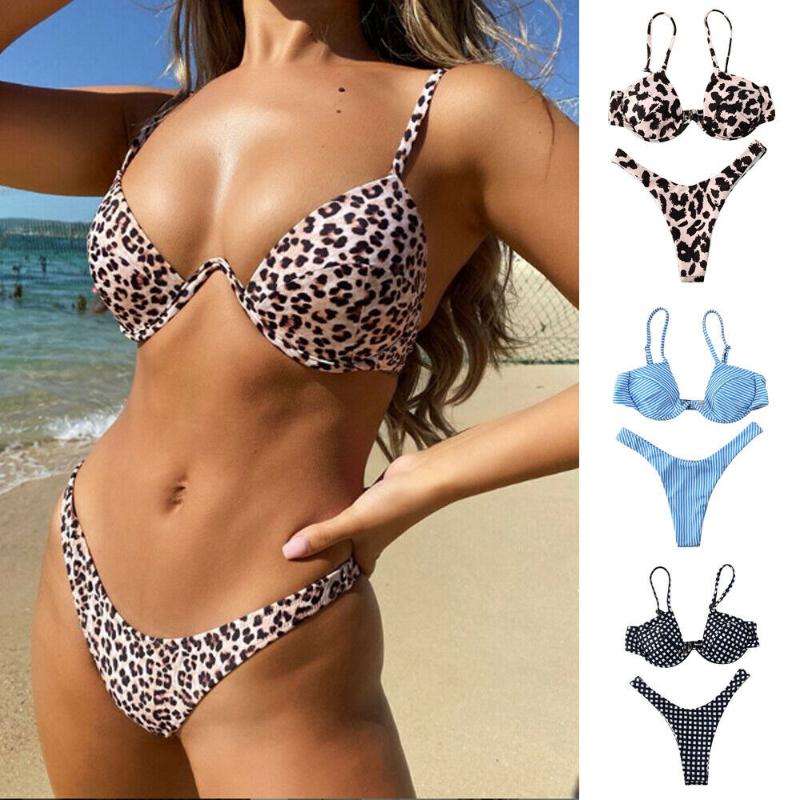 Women's Swimwear 2021 Swimsuit Sexy V-bar Underwired Women Bikini Two-piece V Shape Wire Set Bather Bathing Suit Swim For Female, White;black
Women's Swimwear 2021 Swimsuit Sexy V-bar Underwired Women Bikini Two-piece V Shape Wire Set Bather Bathing Suit Swim For Female, White;black
