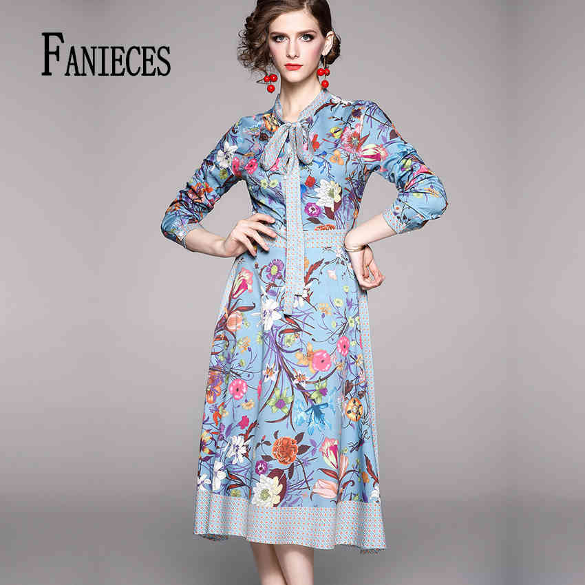 Spring Autumn Women Vintage sukienki Dresses Runway Quality Long Sleeve Print Elegant Midi Summer Dress Vestidos Robe Femme 210520, Blue
Spring Autumn Women Vintage sukienki Dresses Runway Quality Long Sleeve Print Elegant Midi Summer Dress Vestidos Robe Femme 210520, Blue