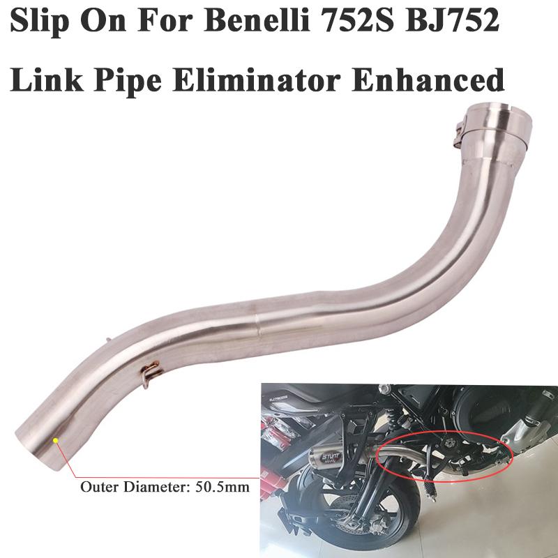 Motorcycle Exhaust System Slip On For Benelli 752S BJ752 Escape Modify Middle Link Pipe Cat Delete Eliminator Enhanced Without Muffler
Motorcycle Exhaust System Slip On For Benelli 752S BJ752 Escape Modify Middle Link Pipe Cat Delete Eliminator Enhanced Without Muffler