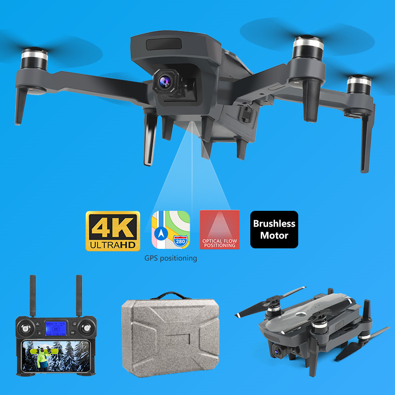 Brushless Motor 5G Wifi FPV RC Drone With 4K Dual Camera Foldable GPS Positon RC Quadcopter 1800M RC Distance Drone Toy VS L109, Drone with 1battery
Brushless Motor 5G Wifi FPV RC Drone With 4K Dual Camera Foldable GPS Positon RC Quadcopter 1800M RC Distance Drone Toy VS L109, Drone with 1battery
