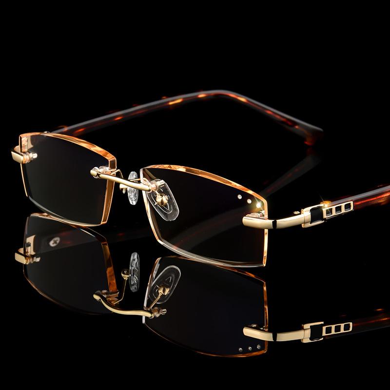 Designer Rimless Reading Glasses Women Men Rhinestone Eyeglasses Clear Lens Anti Reflective Coating Prescription Eye Sunglasses
Designer Rimless Reading Glasses Women Men Rhinestone Eyeglasses Clear Lens Anti Reflective Coating Prescription Eye Sunglasses